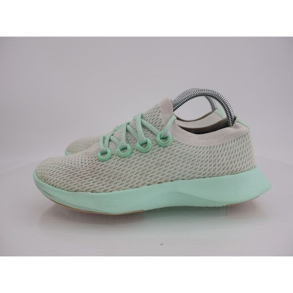 Allbirds Tree Dasher Womens Size 9 Mint Green Running Sneakers Shoes Knit - Picture 4 of 12